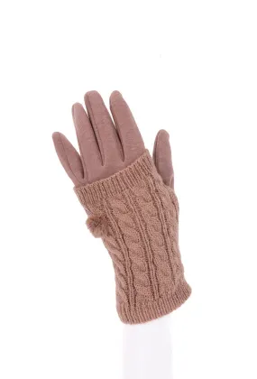 3-in-1-Handschuh/Fäustling mit Pompons