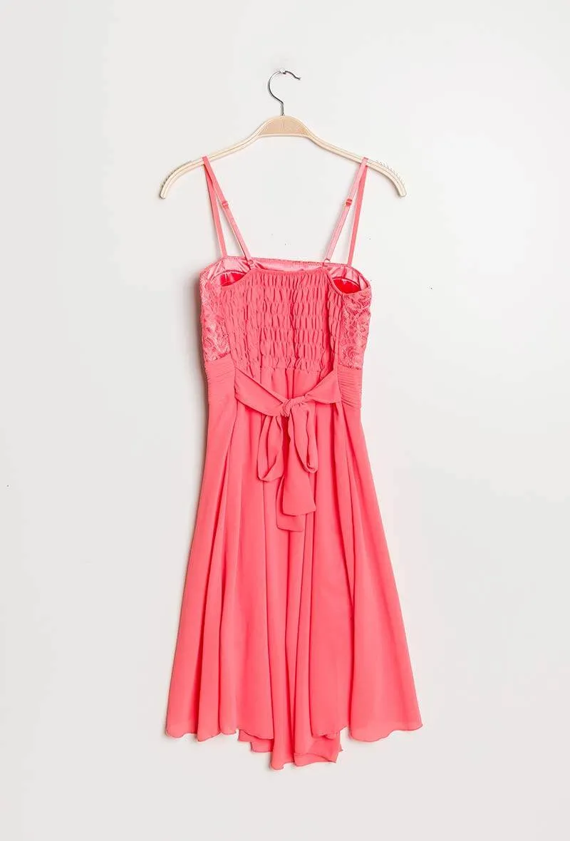 Abendkleid mit Spitze