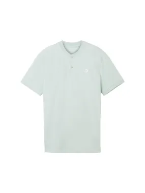 Basic Poloshirt mit Bomberkragen
