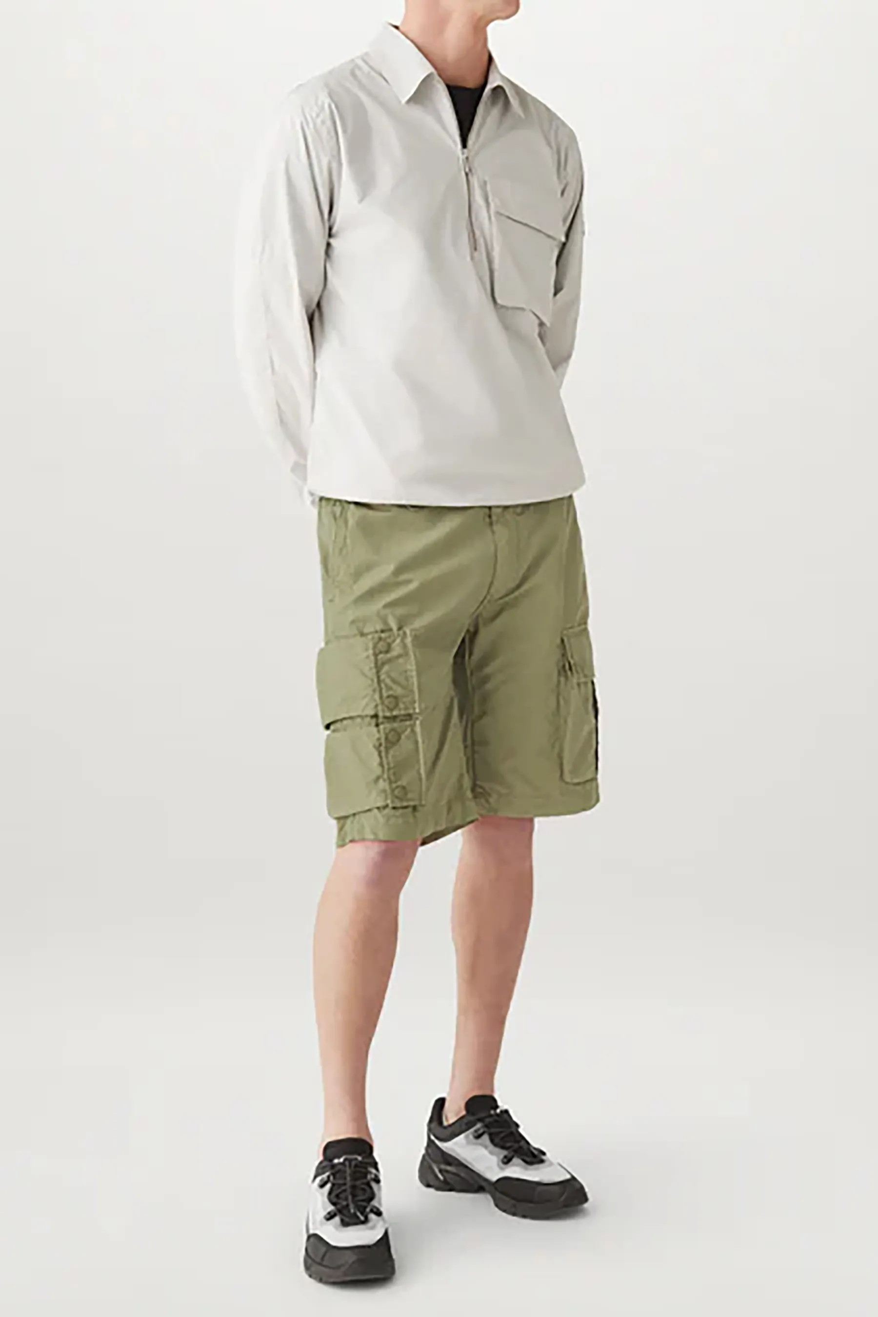 BELSTAFF Cotton Blend Cargo Shorts Harker   