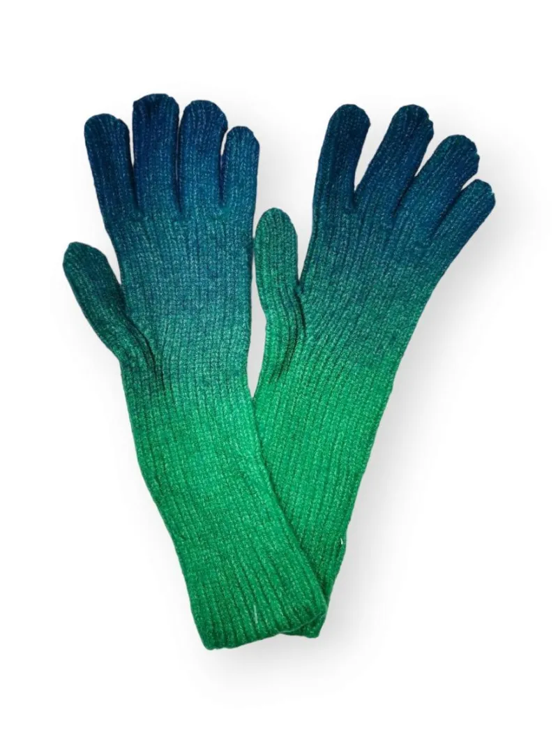 Bunter Handschuh mit Farbverlauf