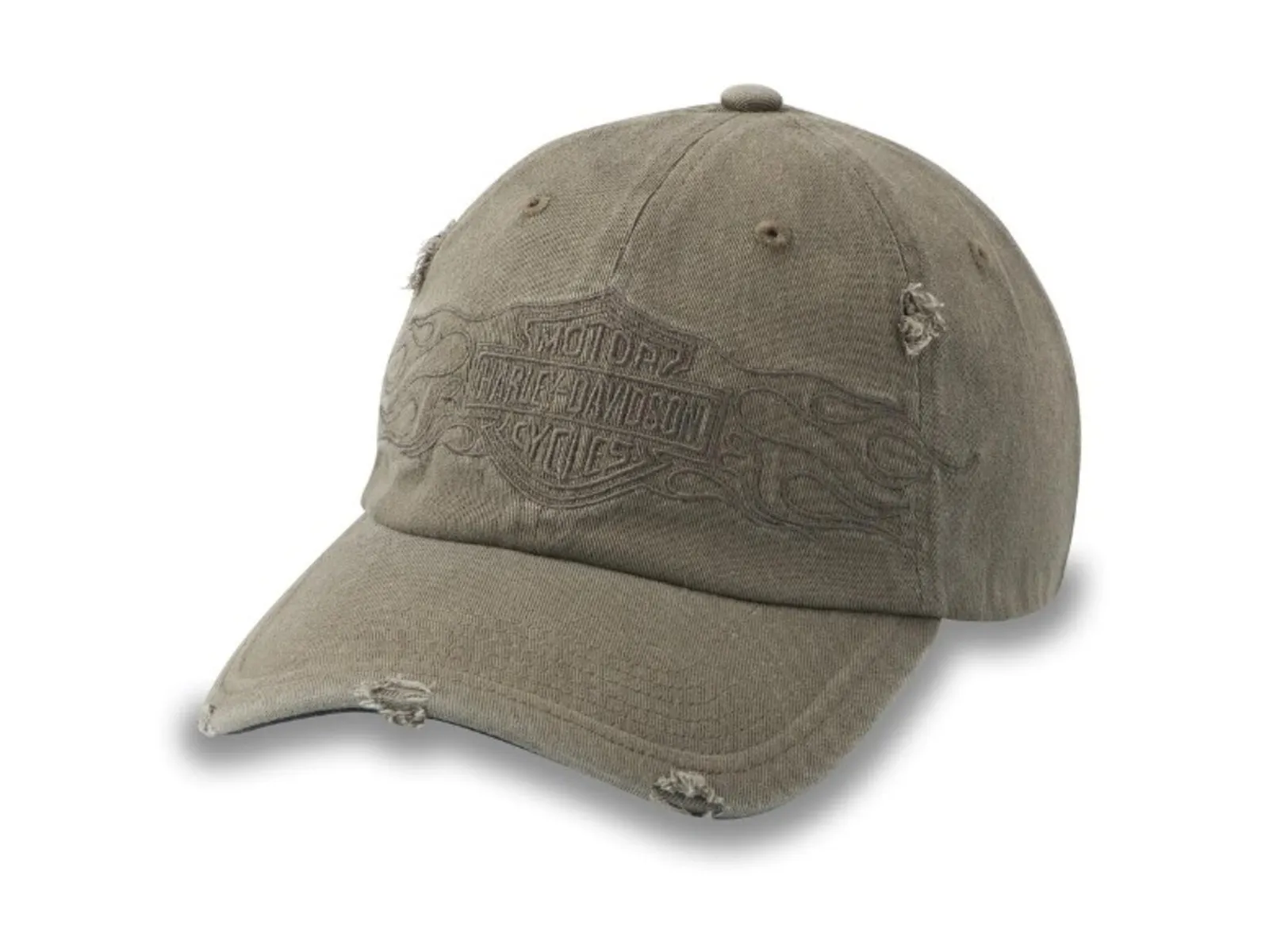 Cap Flying Lap Distressed Green