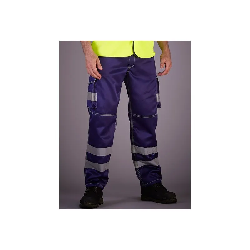 Cargo Arbeitshose mit Reflexstreifen - verschiedene Farben