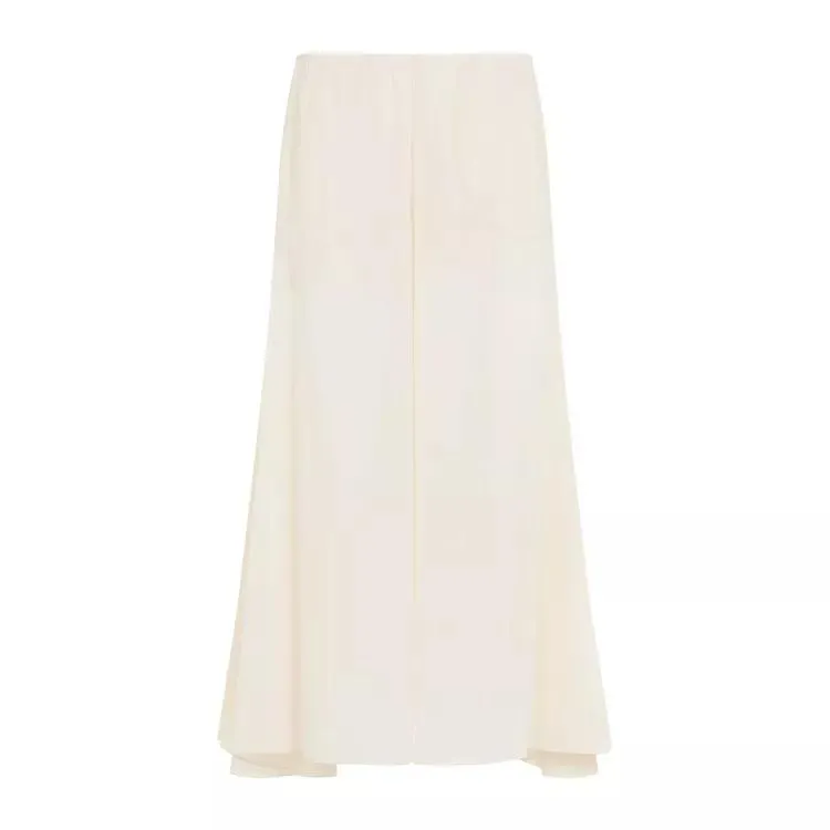   Chloé  White Silk Pants Neutrals