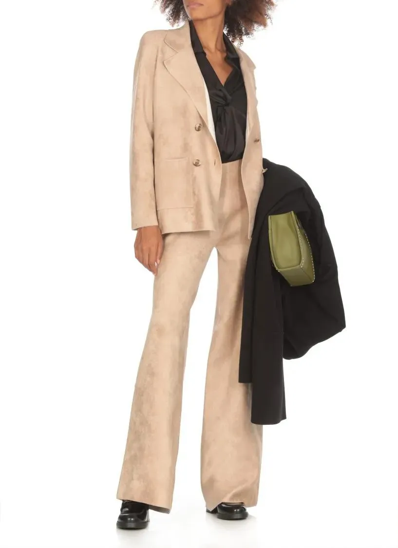   D. Exterior  Brown Corduroy Blazer Brown  Blazer 