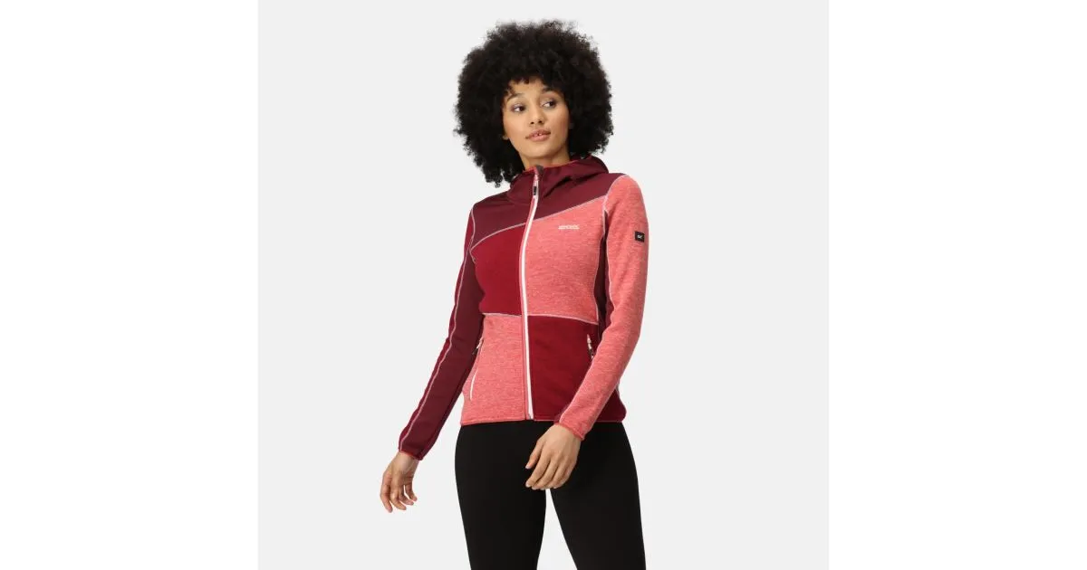 Damen-Fleece-Sweatshirt Regatta WALBURY VI rot/rosa 36