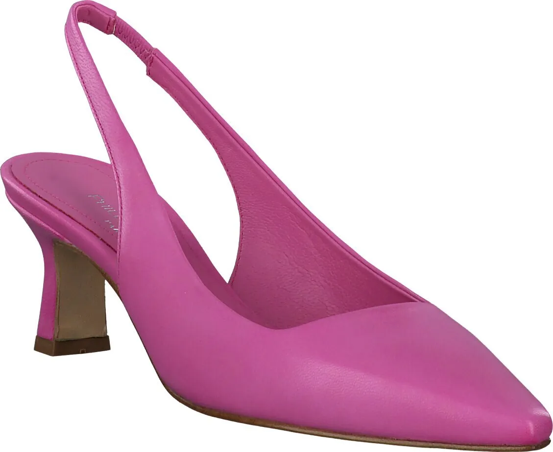 Damen-Slingpumps aus Leder 131591955802 (Pink)