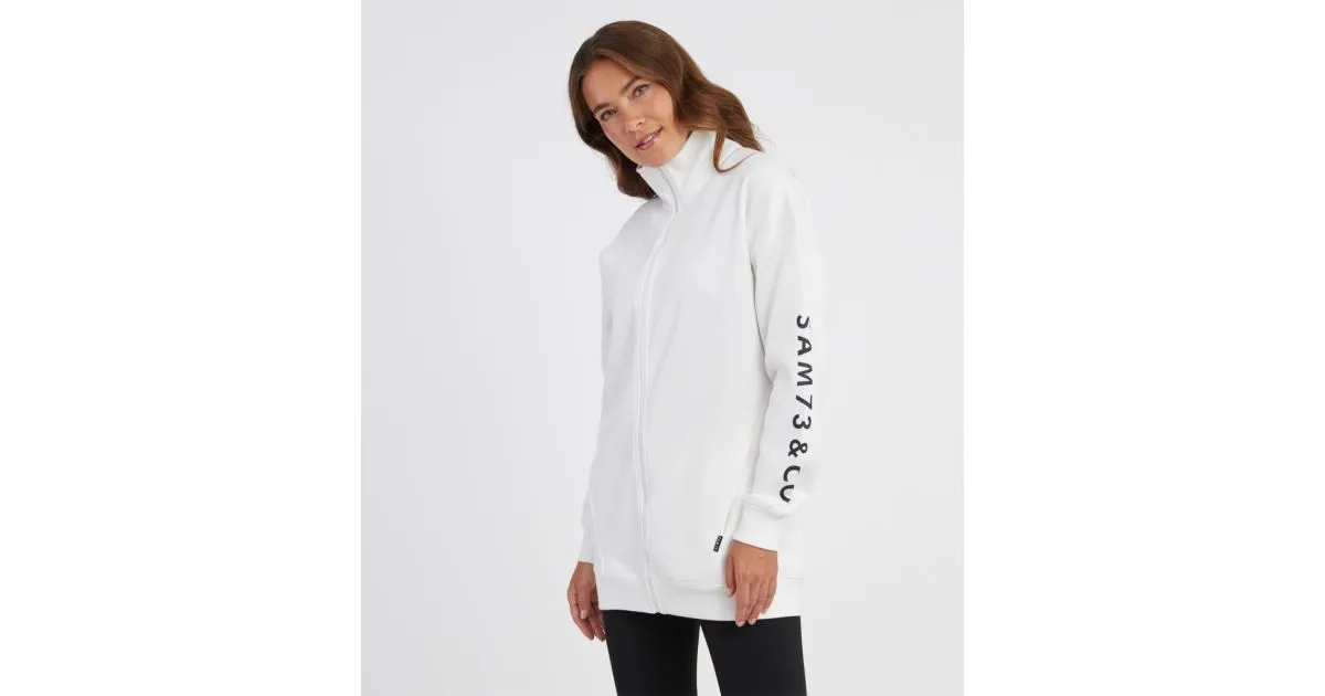 Erweitertes Damen-Sweatshirt ASAJJ SAM 73 weiß 2XL