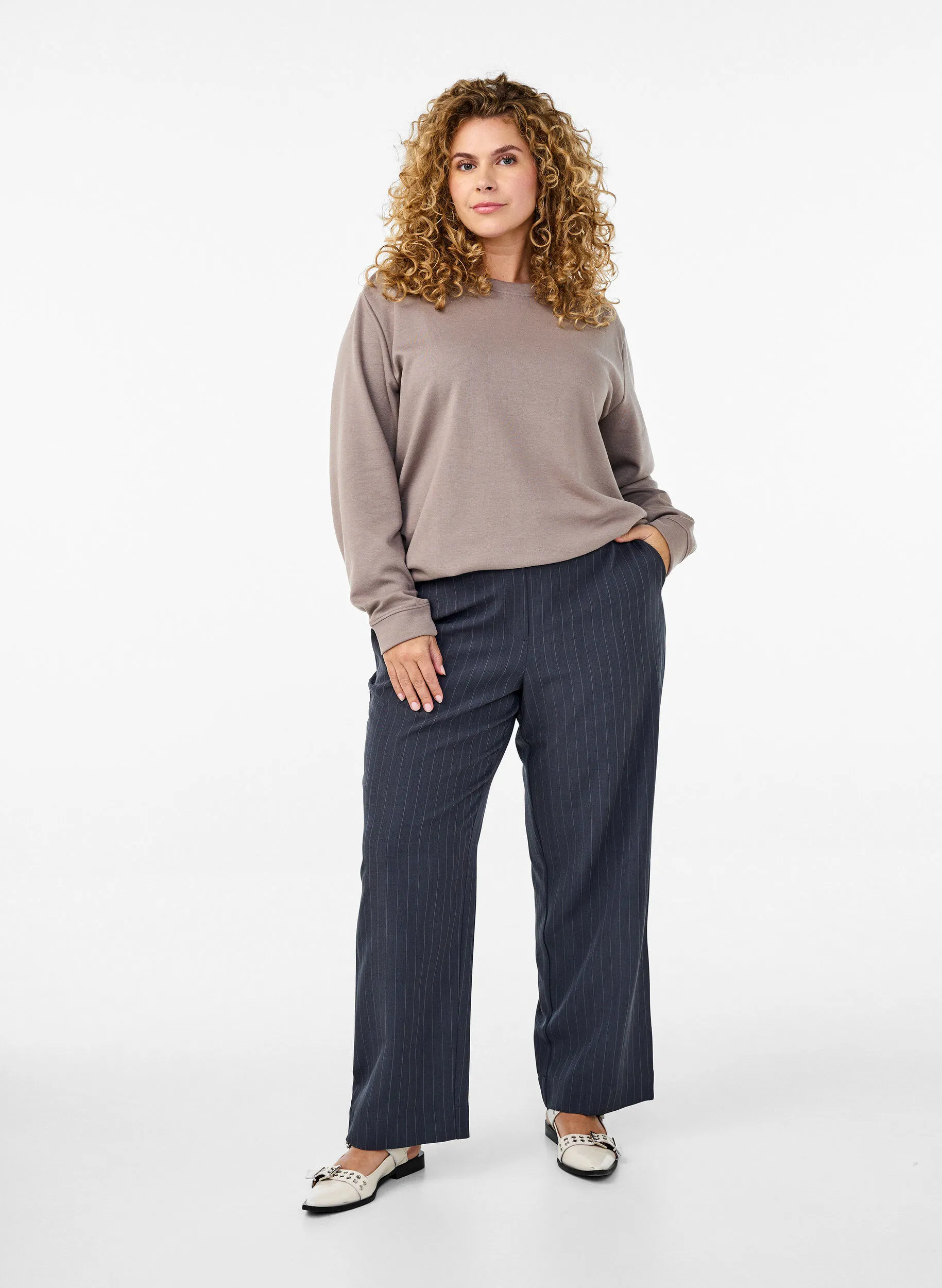 FLASH - Sweatshirt mit Rundhalsausschnitt