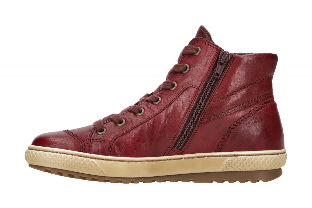Gabor Stiefelette dunkelrot Mid-Sneaker 93.754.55