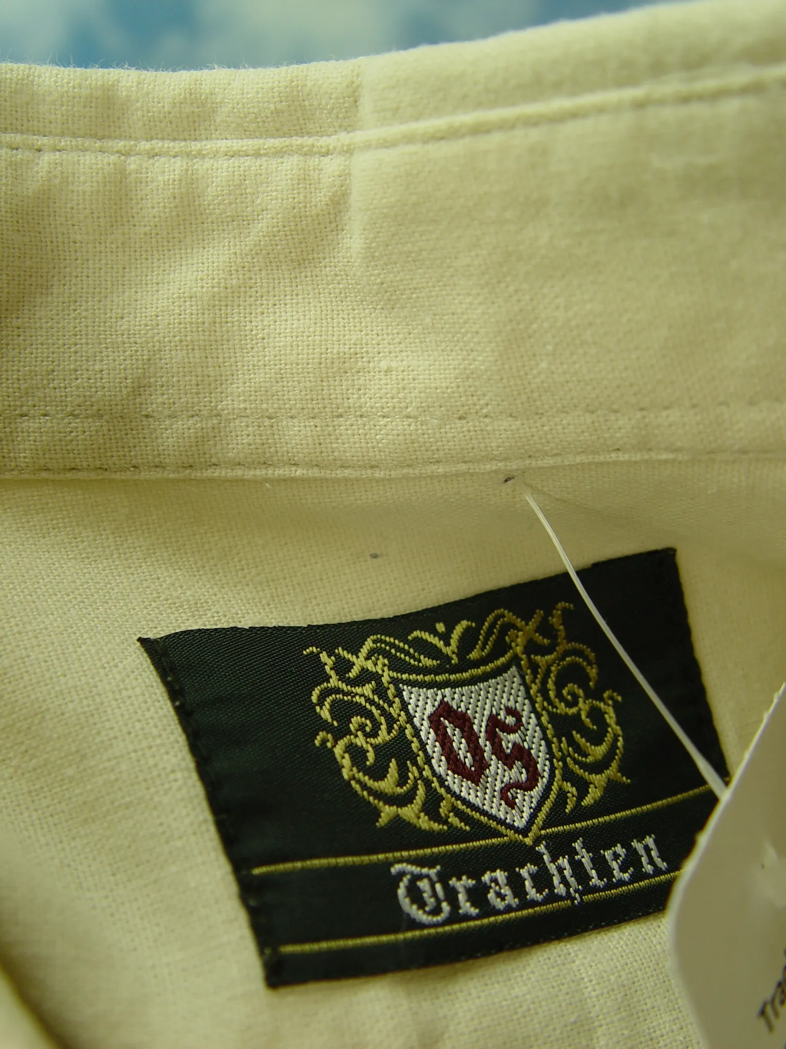 Gr.XL Trachtenhemd OS Trachten Hemd mit Edelweiss Wander Stickerei TH503