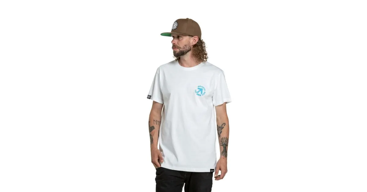 Herren T-Shirt Meatfly Arrow, Weiß XXL