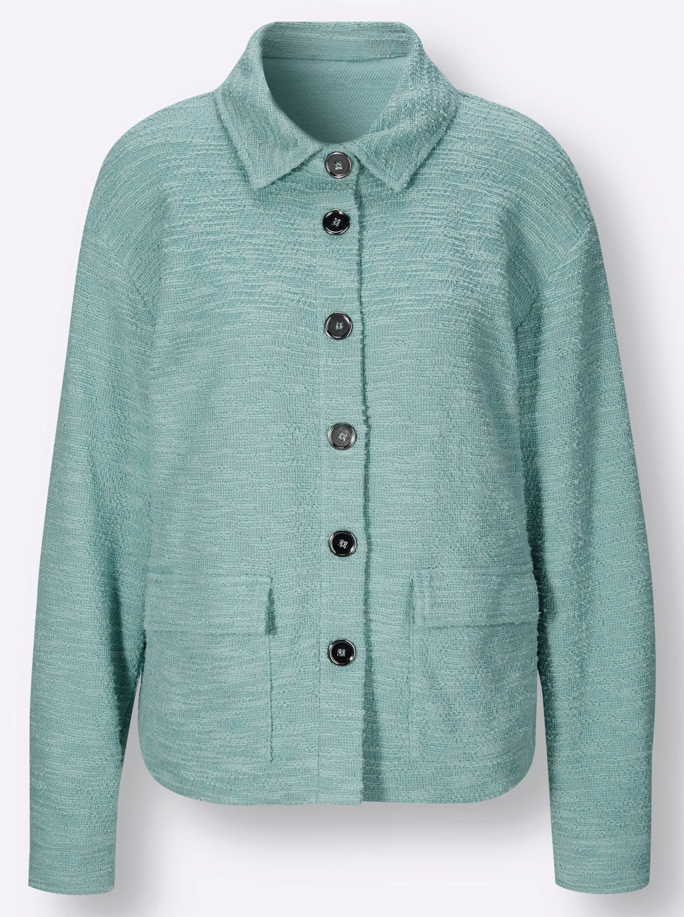 Jersey-Blazer in salbei