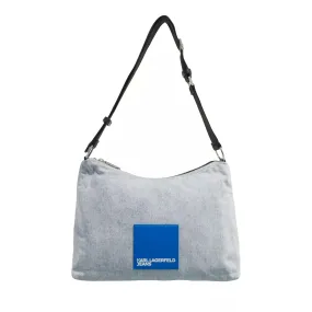   Karl Lagerfeld Jeans  Denim Lg Hobo Acid Light Blue  Crossbody Bag 