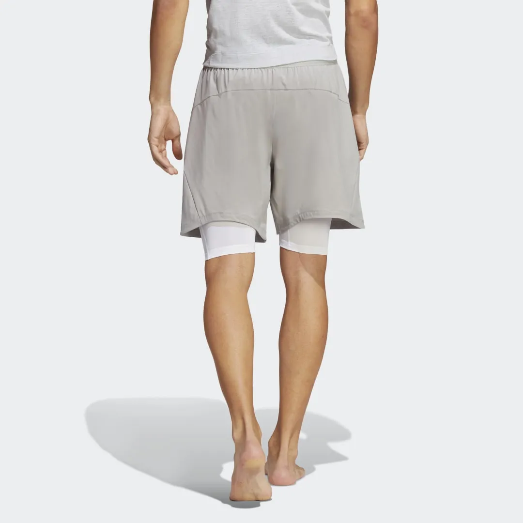 Kurze Hosen adidas Originals Yoga Training 2-in-1 Shorts H44520