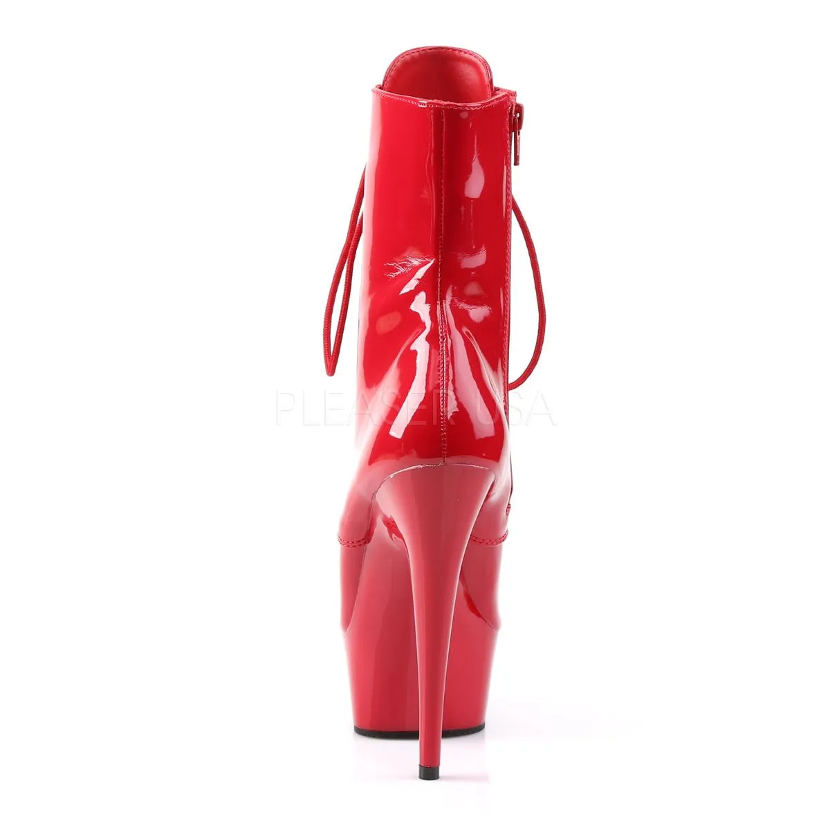 Lack Stiefelette DELIGHT-1020 rot