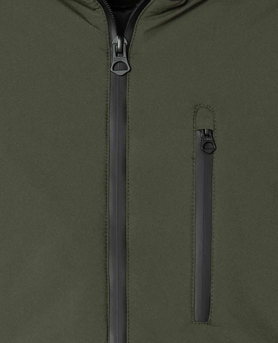 Langer Khaki-Parka fur Herren von Schott