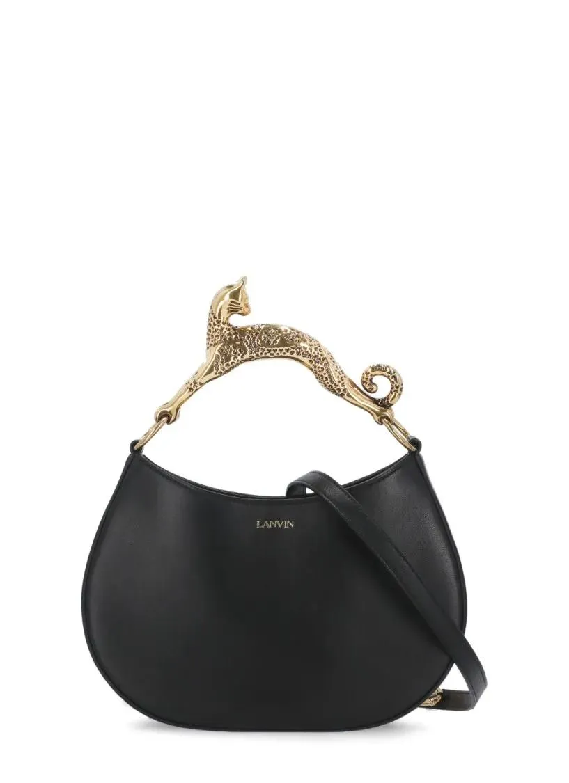   Lanvin  Hobo Cat Bag Black  Schultertasche 
