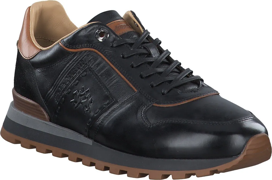 Leder-Sneaker für Herren 244001000013 (Schwarz)