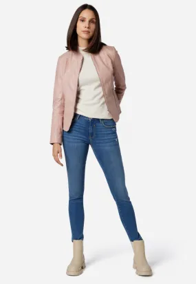 Lederjacke Ricano Abigale Lammnappaleder rose