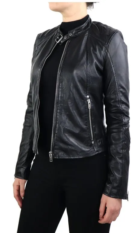 Lederjacke Ricano Linda schwarz