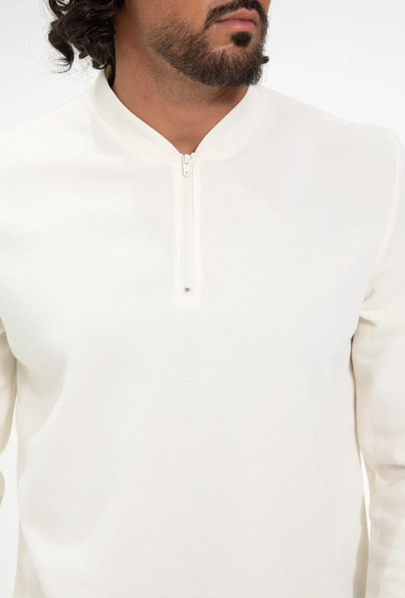Poloshirt mit V-Ausschnitt