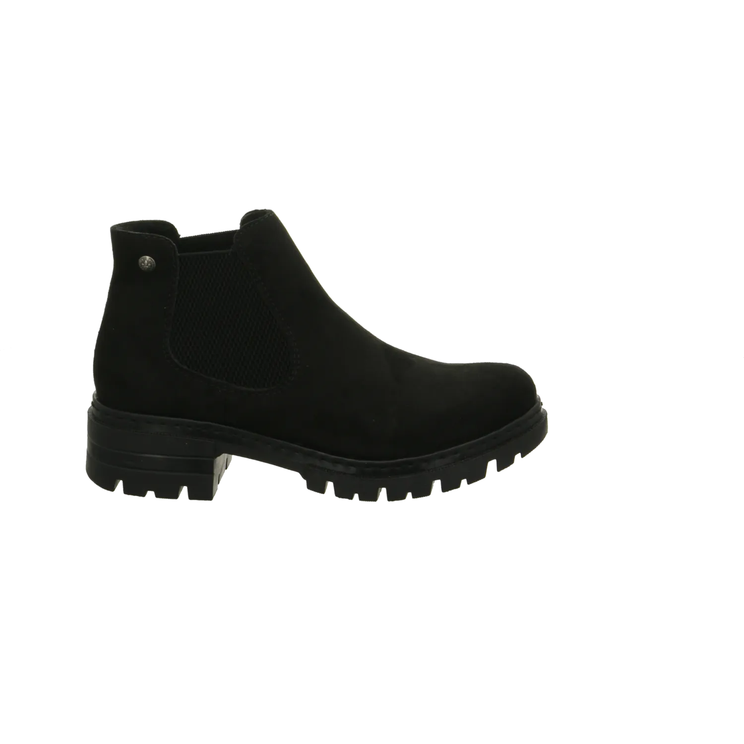 Rieker Stiefelette über 25mm schwarz/schwarz