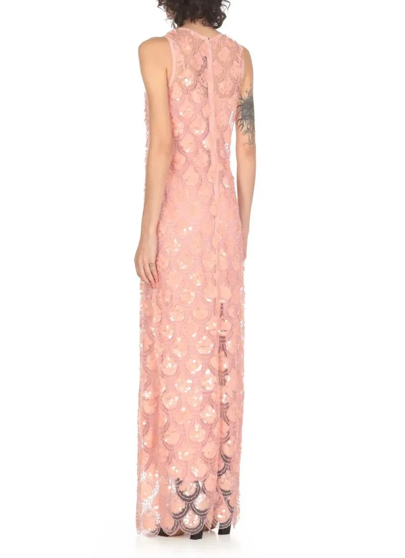   Rotate  Pink Sequins Dress Pink