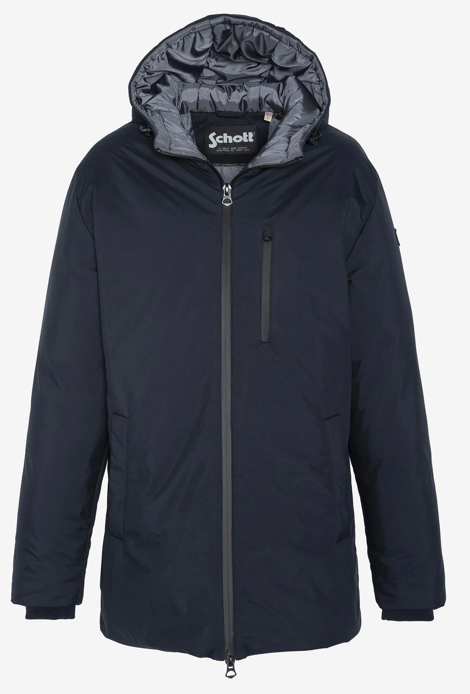 Schott Herren langer Parka Marine