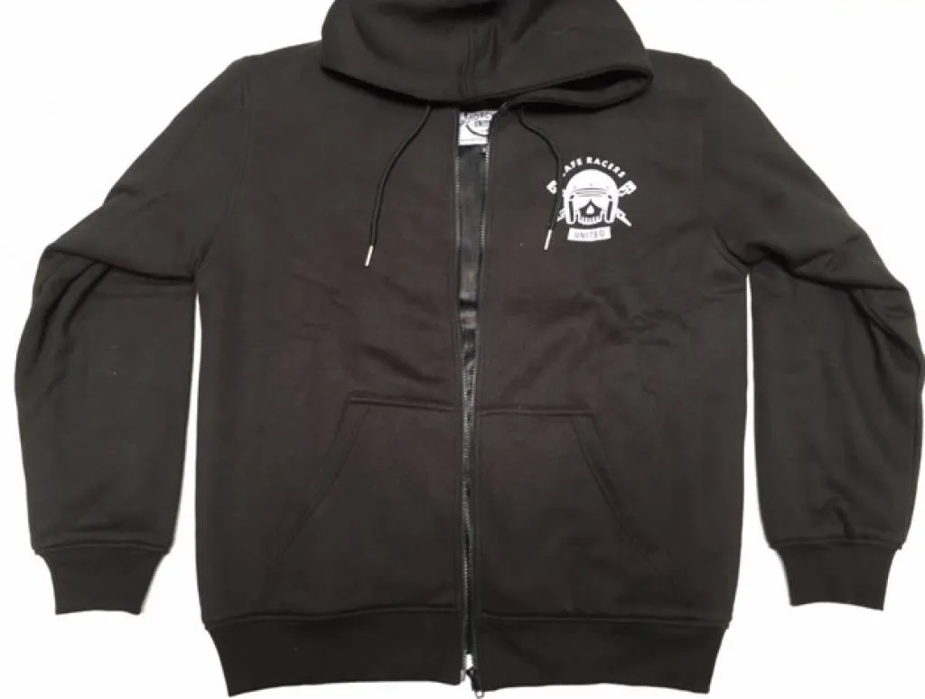 Schutzstoff Hoodie + Protectors - Schwarz