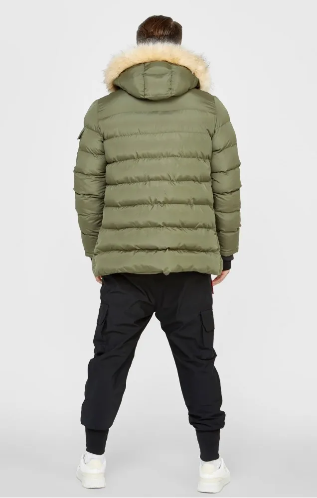 Sik Silk Khaki Expedition Parka