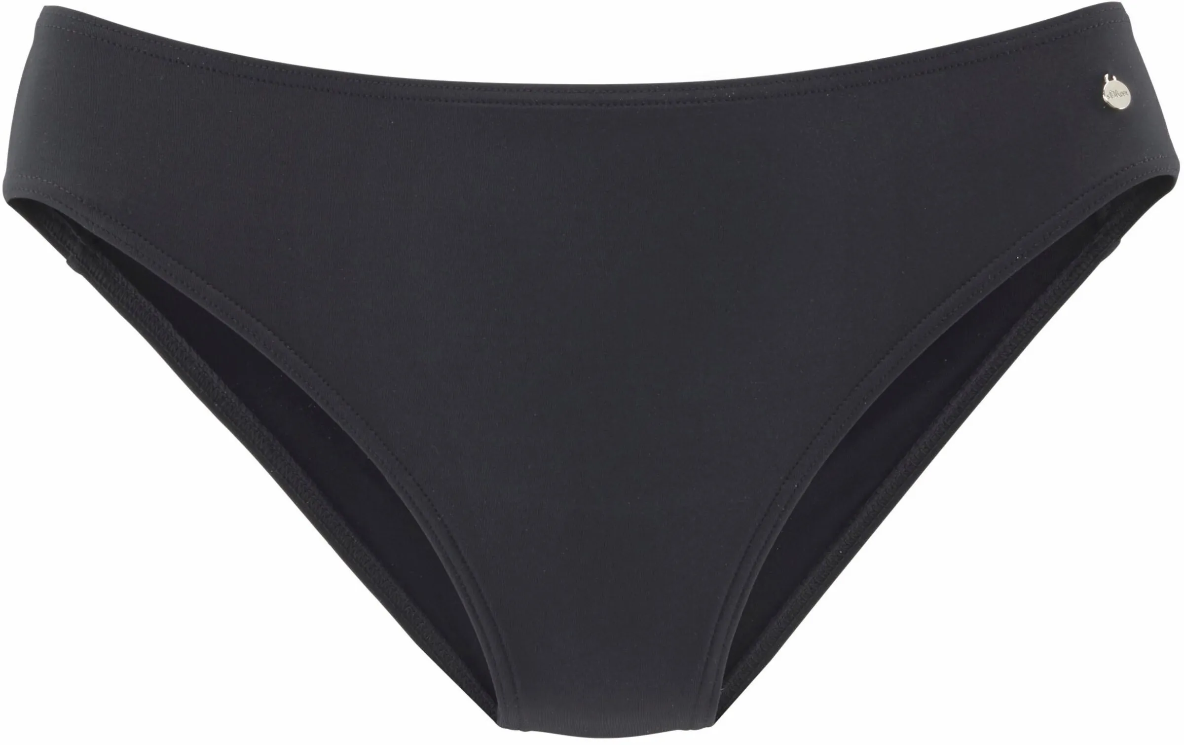 s.Oliver Bikini-Hose in schwarz