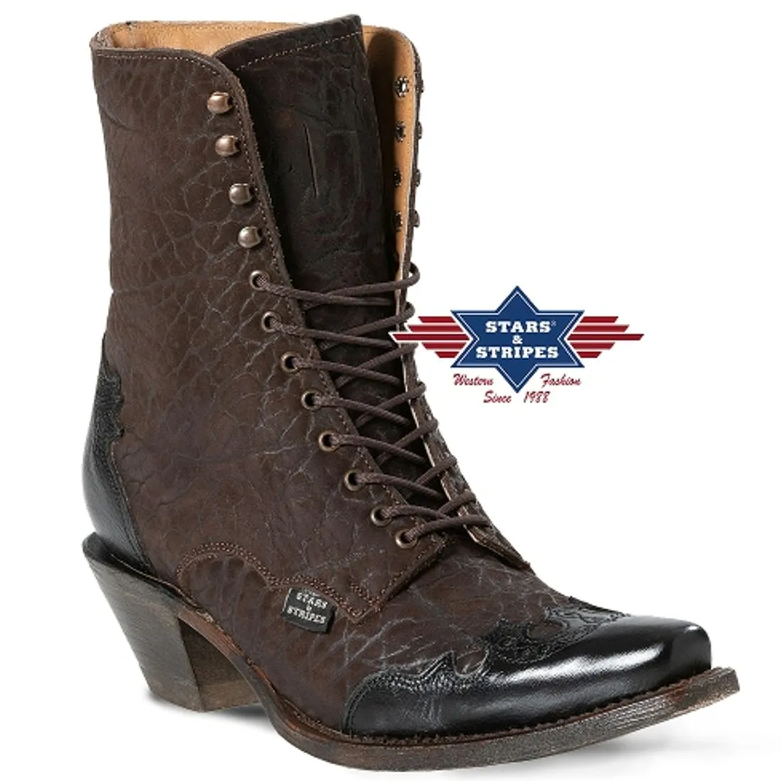 Stars & Stripes Westernstiefeletten - Ladies Boots - Wynona