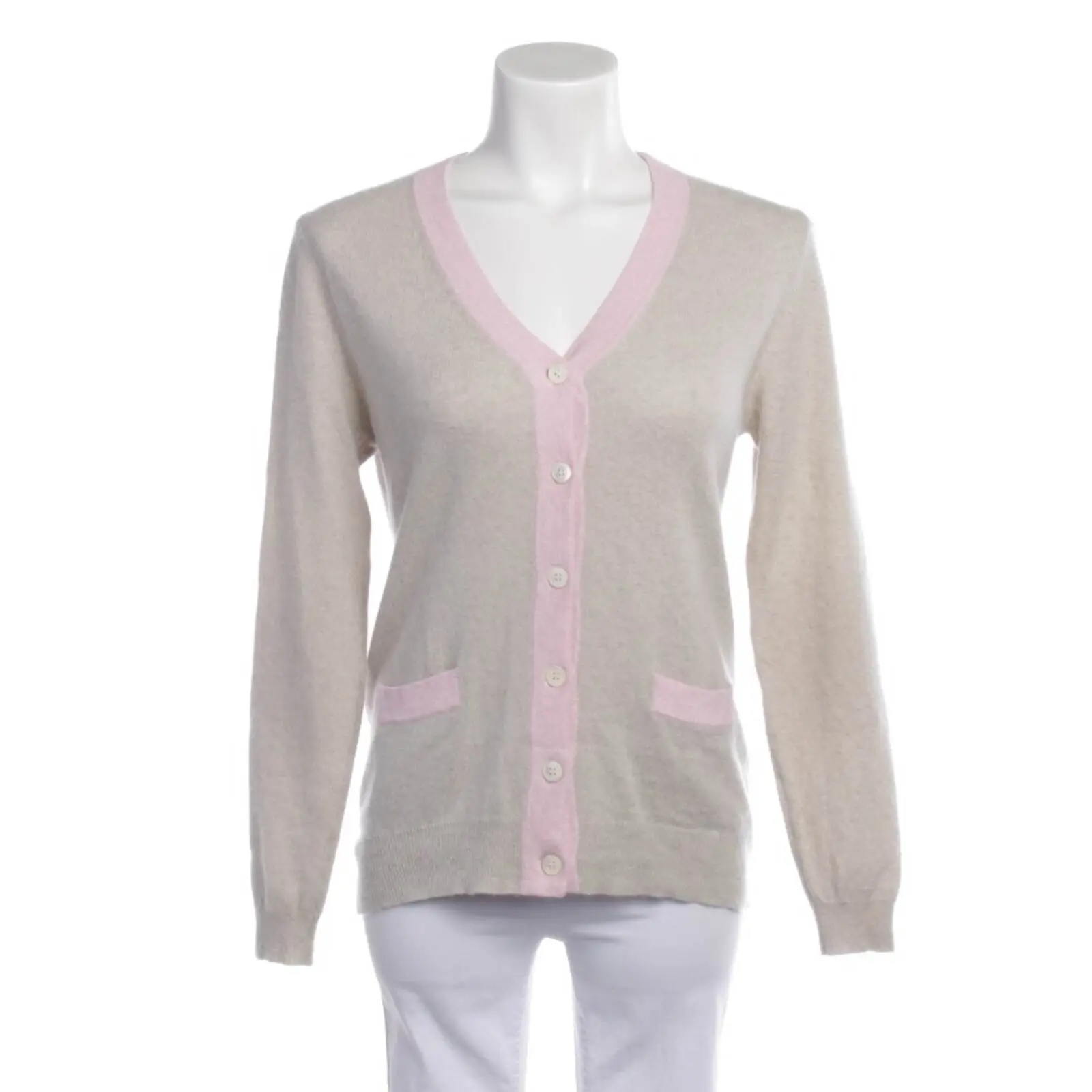 Strickjacke L Grau