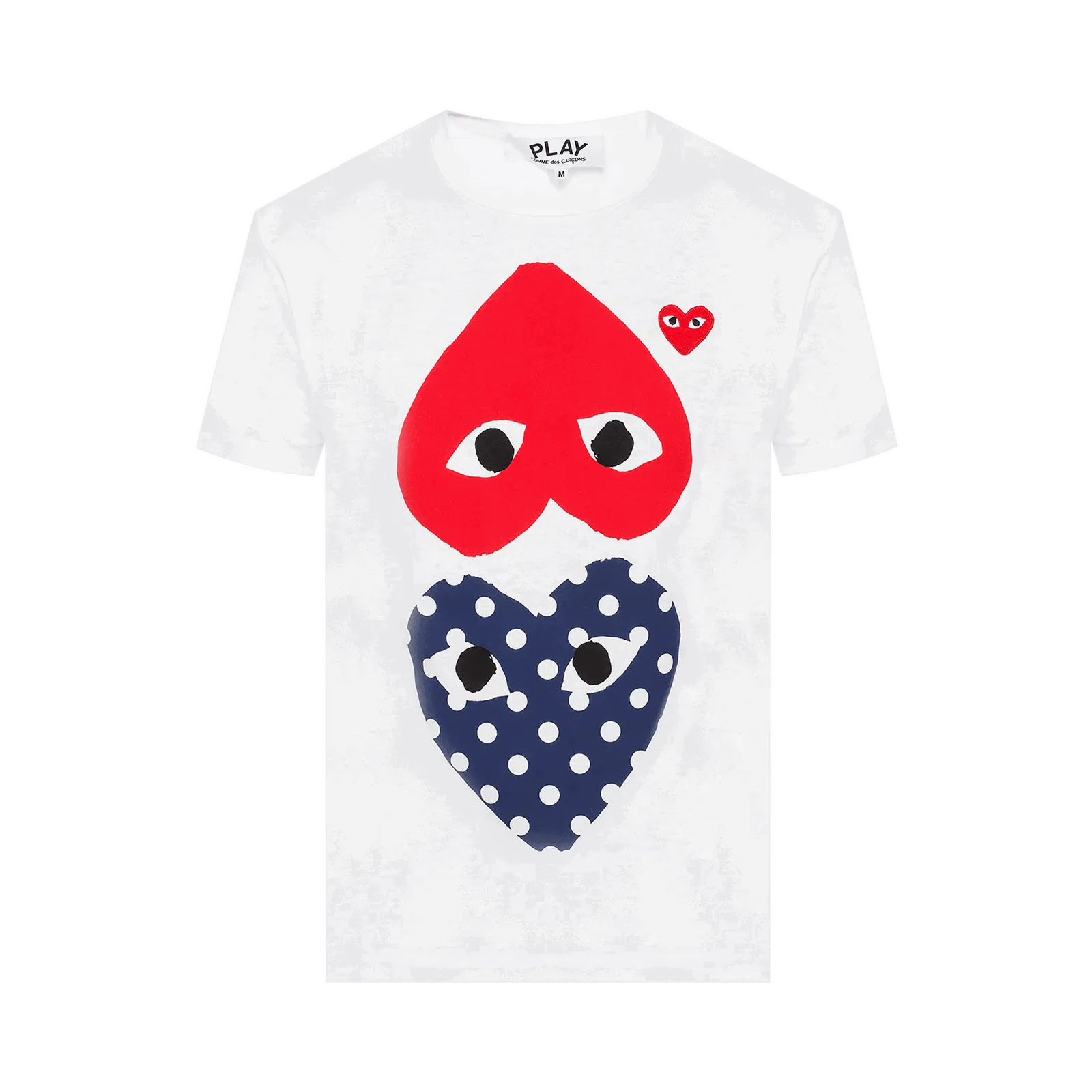 T-shirt Comme des Garçons PLAY Polka Dot Mix Heart T-Shirt P1T240